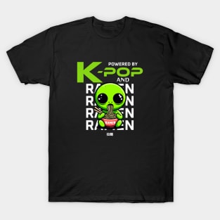 Powered By K-Pop And Ramen T-Shirt